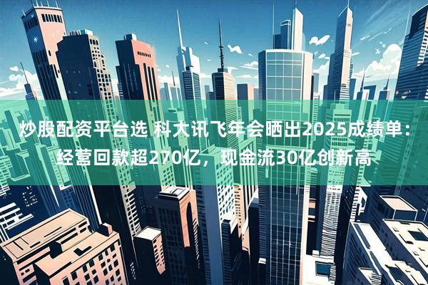 炒股配资平台选 科大讯飞年会晒出2025成绩单：经营回款超270亿，现金流30亿创新高